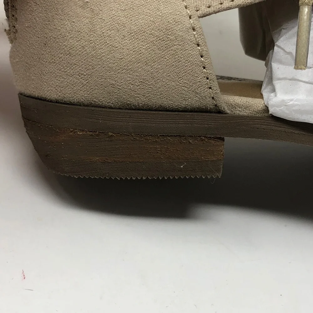 Joy Folie Kiki Gladiator Boot Toddler 13 Taupe Lace Up Mid Calf Zipper Flats